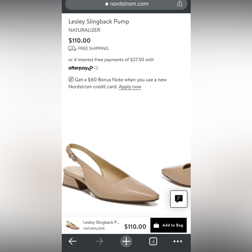 Lesley Slingback Pump
